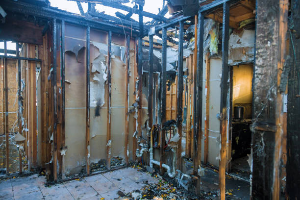 Professional Emergency Fire Cleanup technician working in Greenville, SC